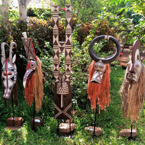 SNC 2023: Des masques exposés aux festivaliers à la Villa Rose de Bobo